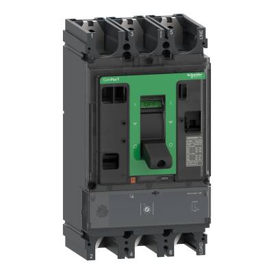 Circuit breaker ComPacT NSX400HB2, 100kA at 690VAC, MicroLogic 1.3 M trip unit 320A, 3 poles 3d - 1