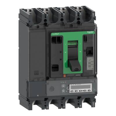 Circuit breaker ComPacT NSX400HB2, 100kA at 690VAC, MicroLogic 5.3 E trip unit 400A, 4 poles 4d - 1