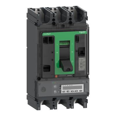 Circuit breaker ComPacT NSX630HB1, 75kA at 690VAC, MicroLogic 6.3 E trip unit 630A, 3 poles 3d - 1