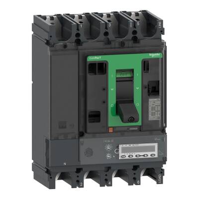 Circuit breaker ComPacT NSX630HB1, 75kA at 690VAC, MicroLogic 6.3 E trip unit 630A, 4 poles 4d - 1