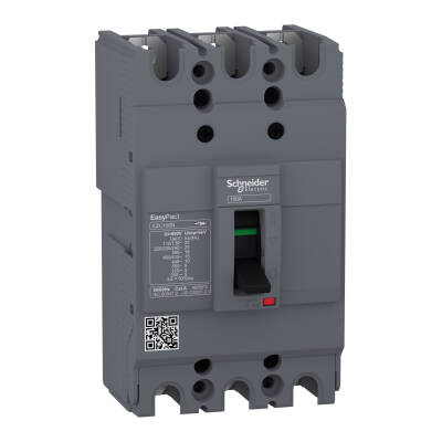 circuit breaker Easypact EZC100N - TMD - 20 A - 3 poles 3d - 1