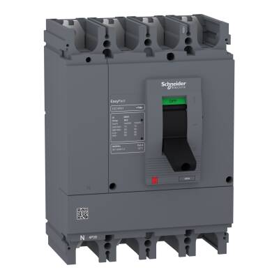 circuit breaker Easypact EZC400H - TMD - 400 A - 4 poles 3d - 1