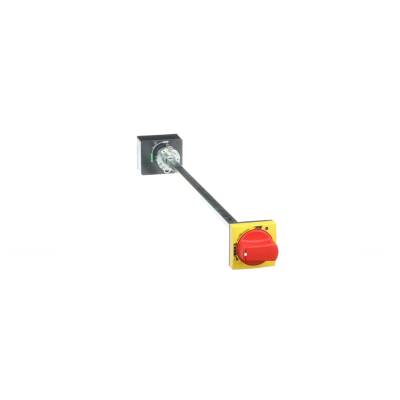 extended rotary handle, ComPact NSXm, red handle on yellow front, shaft length 200 to 600 mm, IP54 - 1