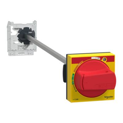 Extended rotary handle kit, TeSys GV2, IP54, red handle, with trip indication, for GV2L-GV2P - 1