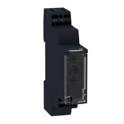 Harmony, Modular timing relay, 0.7 A, 1 s..100 h, multifunction, solid state output, 24...240 V AC - 1