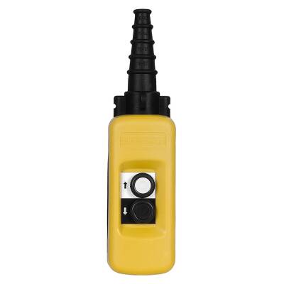 Harmony XAC, Pendant control station, plastic, yellow, 2 push buttons - 1