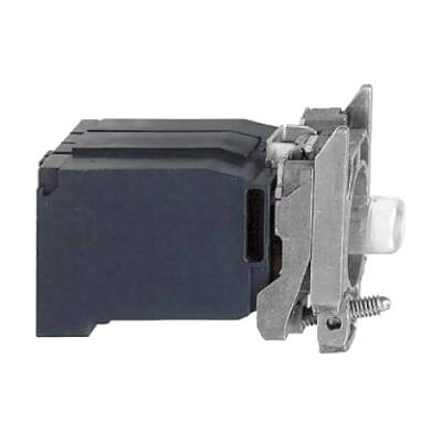 Harmony XB4, Light block with body/fixing collar, metal, with BA9s bulb, 400 V AC - 1