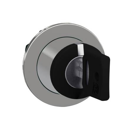 Head for key selector switch, Harmony XB4, flush mounted 455 3, position stay put - 1