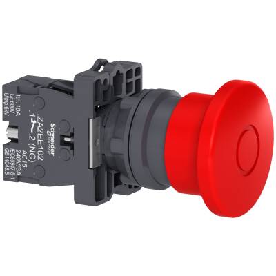 red Ø40 Emergency swtiching off push-button Ø22 non trigger - push-pull 1NC - 1