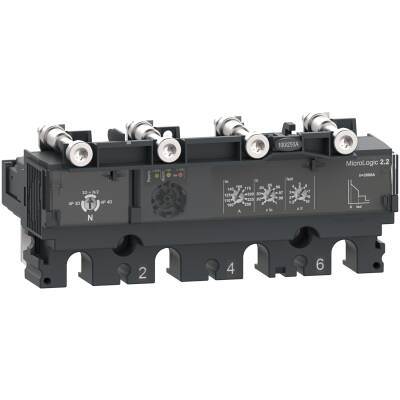 trip unit MicroLogic 2.2 for ComPacT NSX 160/250 circuit breakers, electronic, rating 160A, 4 poles 4d - 1