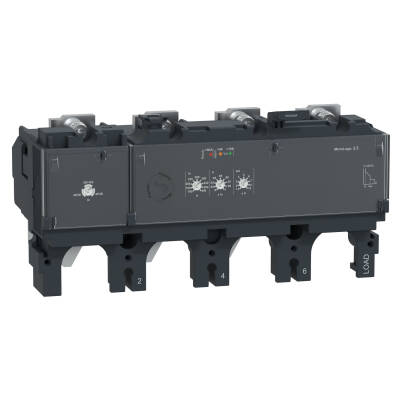 trip unit MicroLogic 2.3 for ComPacT NSX 630 circuit breakers, electronic, rating 630A, 4 poles 4d - 1