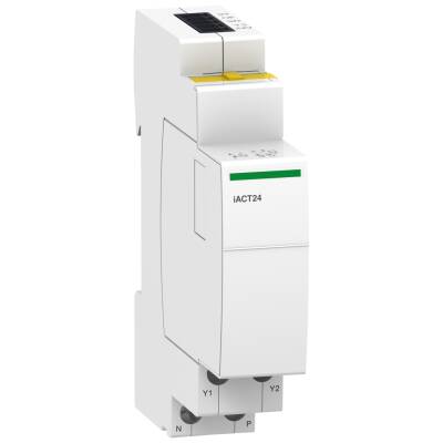 Acti9 iACT - 24V DC control and auxiliary contact 1 NO with Ti24 PLC interface - 1