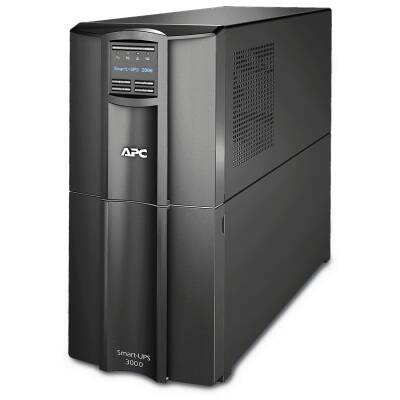 APC Smart-UPS, Line Interactive, 3kVA, Tower, 230V, 8x IEC C13+2x IEC C19 outlets, SmartConnect Port+SmartSlot, AVR, LCD - 1