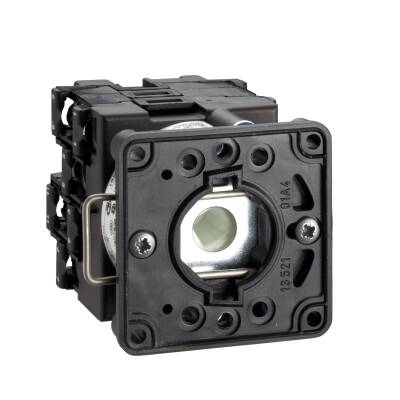 Harmony K1, K2, Body for changeover switch, 1 pole, with off position, 45° switching angle, 12 A, for Ø 22 mm - 1