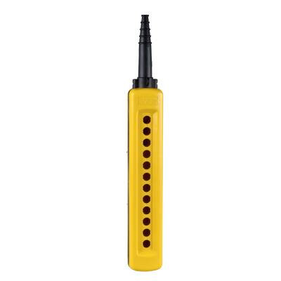 Harmony XAC, Empty pendant control station, plastic, yellow, 12 cut-outs - 1