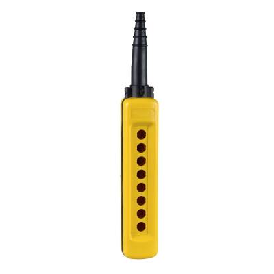 Harmony XAC, Empty pendant control station, plastic, yellow, 8 cut-outs - 1