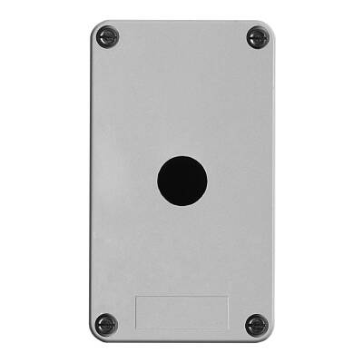 Harmony XAP, XB2 SL, Empty control station, plastic, grey, 1 cut-out, Ø22 - 1