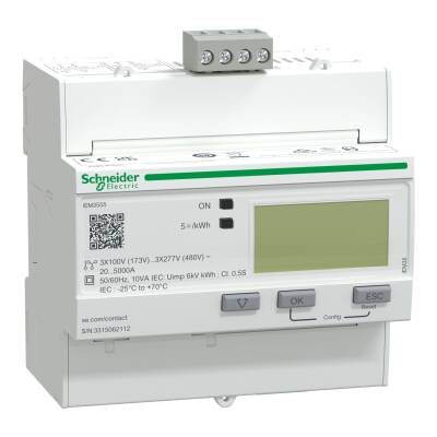 iEM3555 energy meter - Modbus - 1 DI - 1 DO - multi-tariff - Rogowski coil - 1