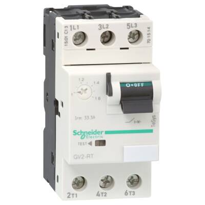 Motor circuit breaker, TeSys GV2, 3P, 4-6.3 A, thermal magnetic, screw clamp terminals - 1