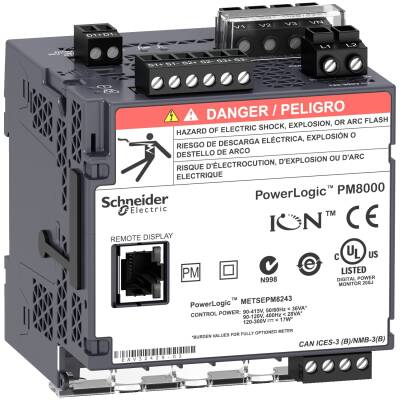 PowerLogic PM8000 - PM8243 DIN rail mount meter - intermediate metering - 1